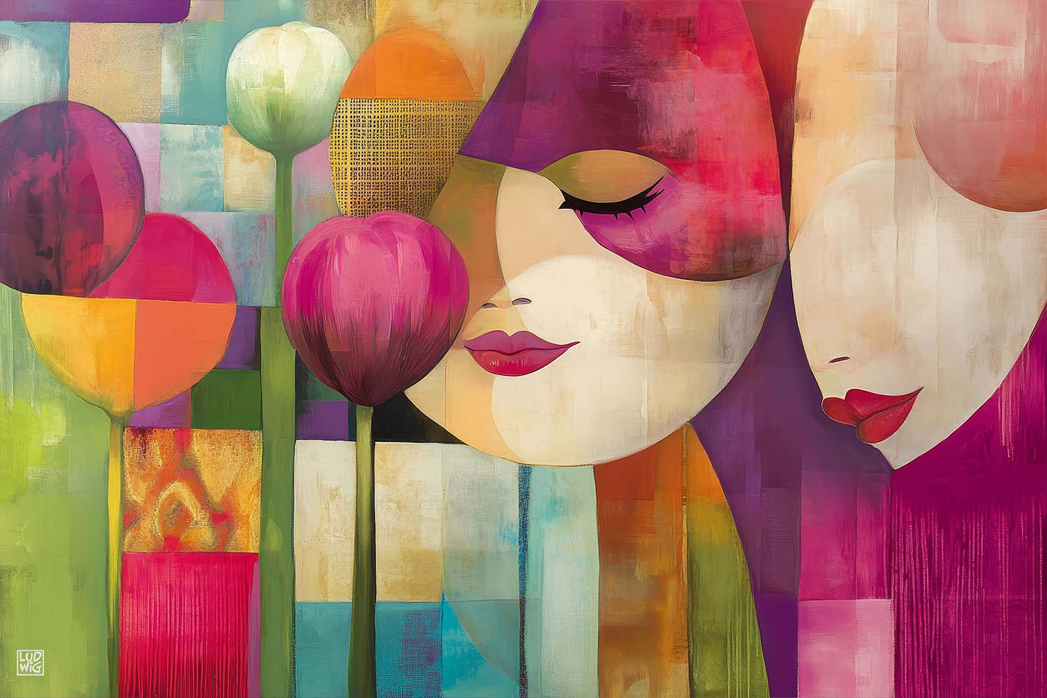 Gentle Faces by Ludwig